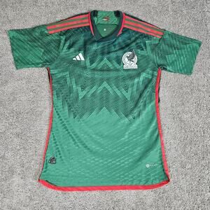 Adidas 2022 Mexico Authentic Jersey Mens XL Slim Fit Green Soccer Football